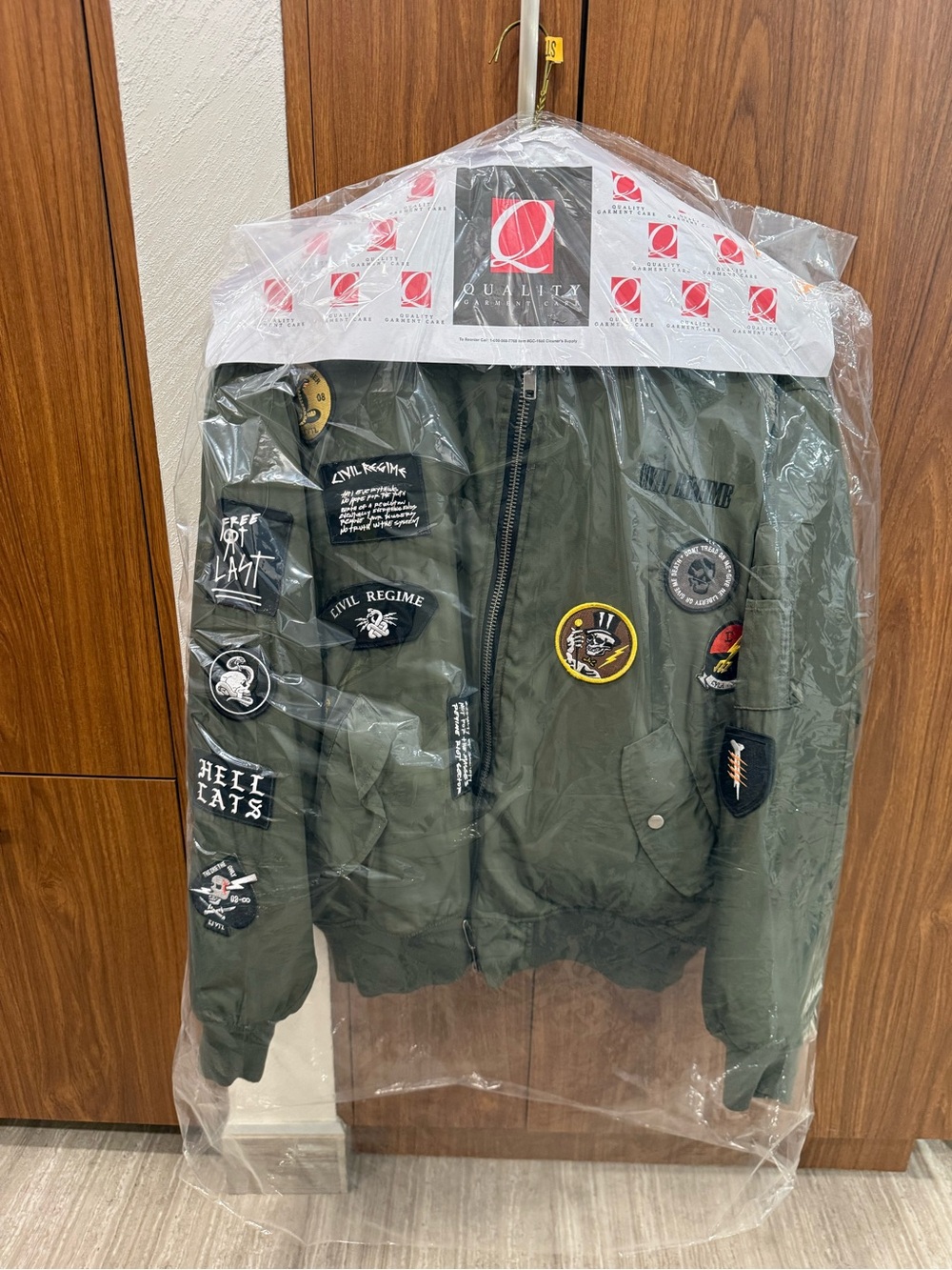 Cilil Regime Bomber Jacket Men’s size L. Dry cleaned